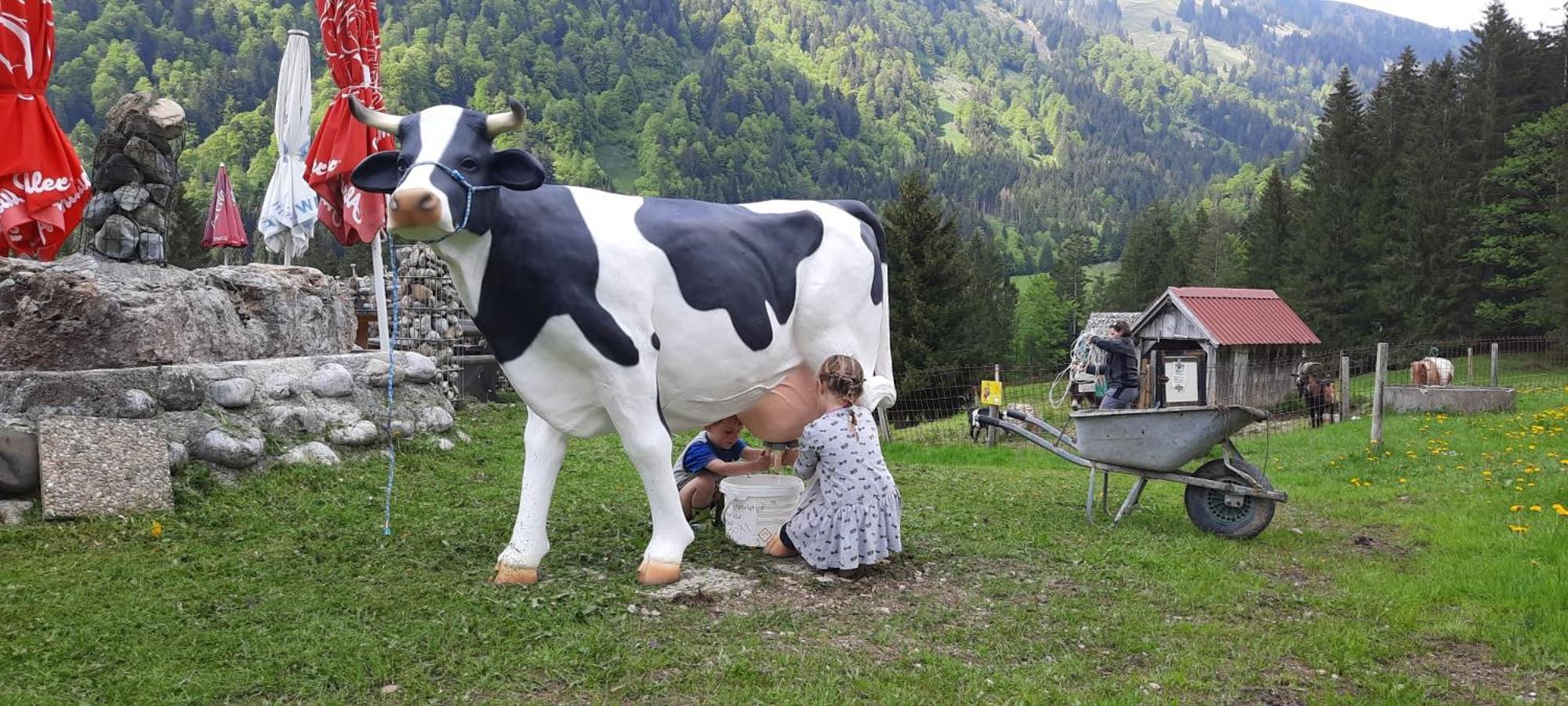 Jausenstation Neuschwand Villa Hittisau Eksteriør bilde