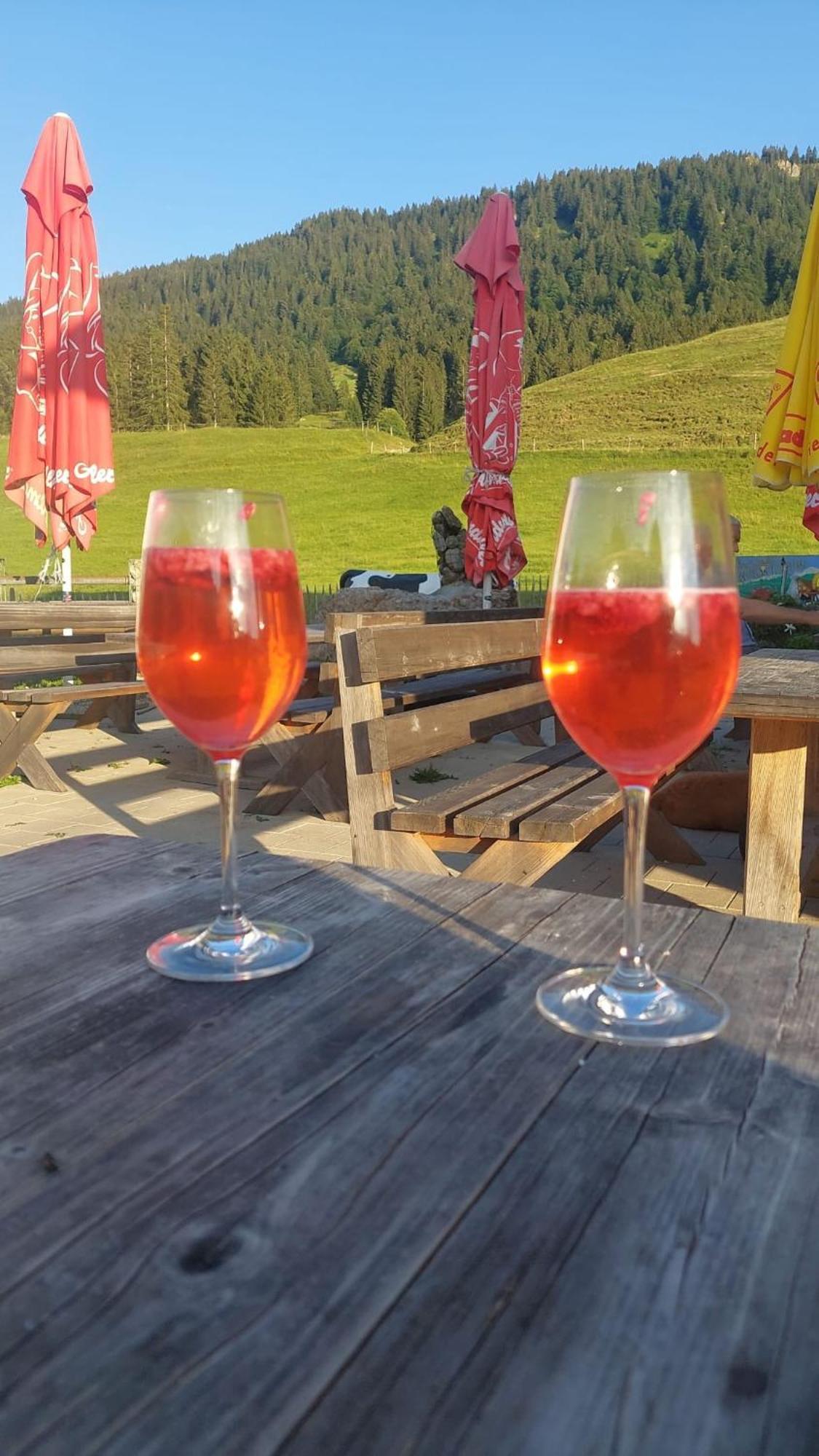Jausenstation Neuschwand Villa Hittisau Eksteriør bilde